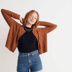 Madewell Brampton Crop Cardigan Sweater